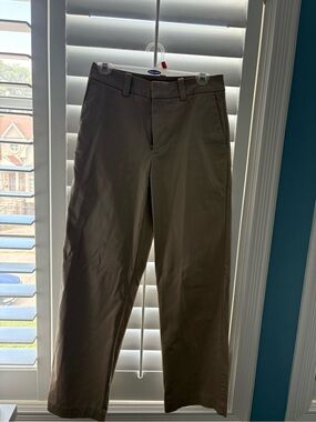 Aritzia Beige Straight Fit Dress Pants